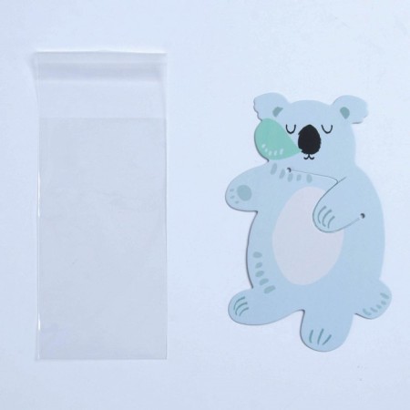 Package for sweets, confectionery packaging, Koala, 11 x 6 cm-1