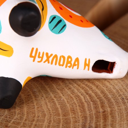 Dymkovo toy "Bull"-4