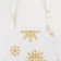 Apron "Ethel" Golden Snowflakes 60x65 cm, 100%HL, 190g/m2