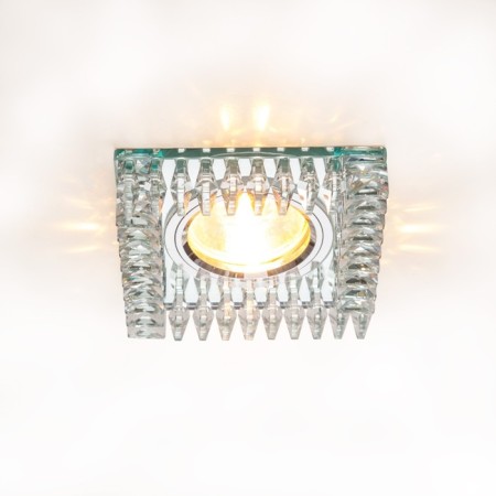 Economic light lamp D2238CR+WT+CL, MAX 50W Gu5.3, Color Chrome