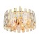 Crystal chandelier with Ambrella Light, Traditional, TR5061, E14, Color Gold