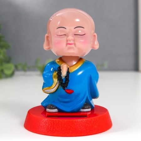 Plastic pendulum from the solar battery "Buddha with tars" 8x8x9 cm
