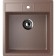 Kitchen Washing Ulgran U406-307, 500x445 mm, Terracotta color