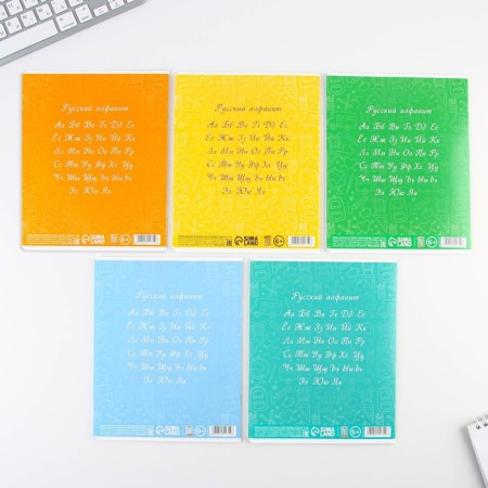 Notebook A5, 12 sheets on the paper clip in the slant on September 1: Artfox Study, 5 types of mix, whitewash 96%.-9