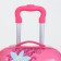 Small suitcase 18 "on a zipper, pink color