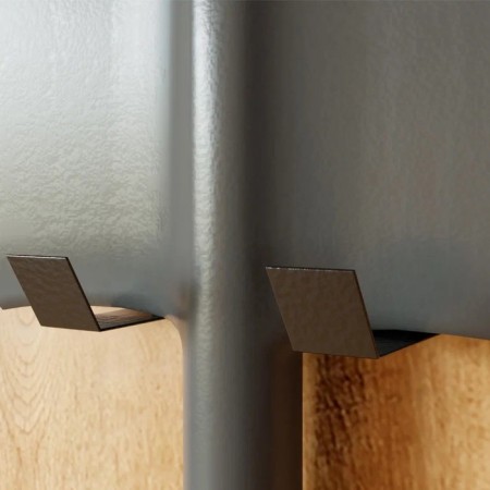 Holder wall garden, 100 mm, 4 pcs, set-4