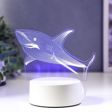 Light "Shark" Led RGB from the network 9.5x15x14 cm Risalux-2