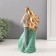Souvenir Polystone "The couple holds hands" beige green 8x10x22 cm