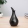 VAZA Ceramics Table "Ellis" 17x8 cm, black