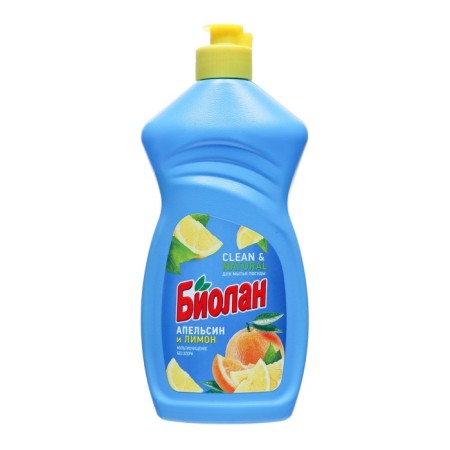 Washing dishes of biolan balm "Orange and Lemon", 400 grams