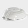 Porcelain salad Magistro "Blanche. Sheet ", 1.2 l, d = 27.5 cm, white color
