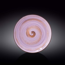 Тарелка круглая Wilmax England Spiral, d=25.5 см, цвет лавандовый