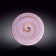 Round plate Wilmax England Spiral, D = 25.5 cm, lavender color