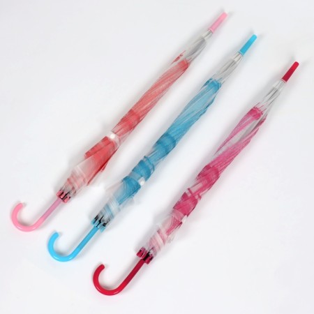 Umbrella - semi -automatic cane "Paris", 8 spokes, r = 46 cm, MIX drawing-3