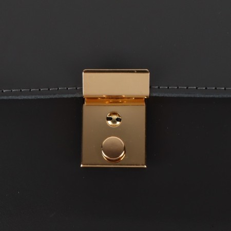 Bag -shaped fastener, 3.5 × 2.6 cm, gold color-4