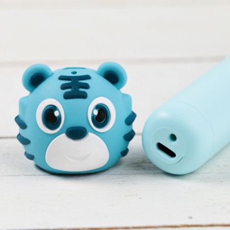 3D handle of tigernok, work with plastic PLA, USB power cable, blue-4