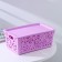 The container is plastic for storage with the lid of the “bird”, 29 × 17.5 × 12 cm, color mix