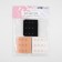 Brutter's fastener for a bra, 3 rows 3 hooks, 5.5 × 5 cm, 3 pcs, white/beige color/black