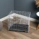 A cell for dogs and cats, a two -tier 61 x 42 x 50 cm, white