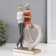 Polystone souvenir "A couple in love with a big heart" 15x7x23.5 cm