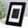 Photo frame Plastic "Gloria" 10x15 cm, with a paspartm, black