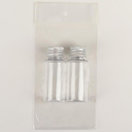 Storage set, 2 items, 15 ml, silver/transparent color-2