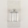 Storage set, 2 items, 15 ml, silver/transparent color