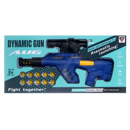 Blaster "Pomp -Aug", shoots soft balls, sight-8