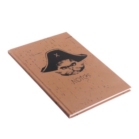 Notebook A5, Pirate, 80 sheets in a cage, a solid cover, glossy lamination-1
