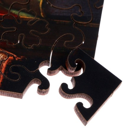 Puzzle wooden figured "Writer's soul", complex-4