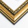 Photo frame plastic "Mira" 10x15 cm gold (plastic screen)