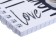 Notebook of 48 sheets in a cage on the crest I love diamonds, cover coated cardboard, an offset block 65g/m2, mix