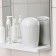 Garbage container desktop Tule, 1 l, d = 11.2 cm, h = 17.5 cm, the color is light gray