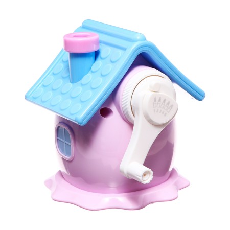 Mechanical sharpener with a container, 5 types of sharpening, lilac house-4
