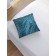 Decorative pillowcase "Blue vortex", on lightning, size 45x45 cm