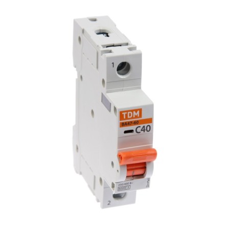 Switch automatic TDM VAL47-60, 1P, 40 A, 6 KA, C, SQ0223-0081-1