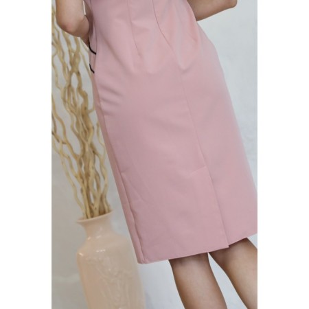 Female dress, size 42, peach color-5