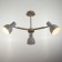 Svetogor chandelier "Project" 3x60W E27 white/beige