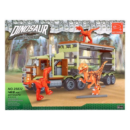 Designer "Dinoland. Fur for the transportation of predators ", 465 parts-5