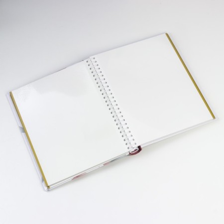 Photo album 30 magnetic sheets (60 steers) "Pink flowers" 23x28 cm-2