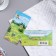 Money envelope "Happy Birthday!" Cutting, bicycle, house, glade, 8.7x16.7 cm