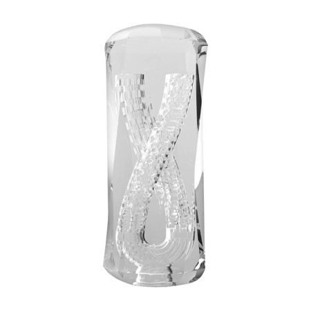 Masterbator Unrealistic Mensmax Xross Beads × Rock Close, TPE, Transparent, 14.2 cm-4