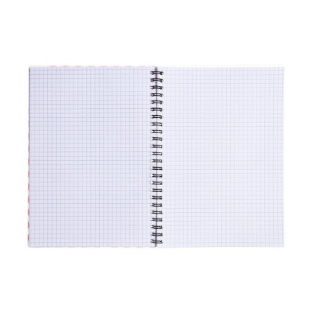 Notepad A5, 80 sheets in a cage on a spiral, Erichkrause Red Concept, plastic cover-1