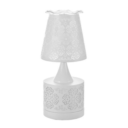 Aroma lace with backlight "pattern" E27 40W+RGB white 13x13x30 cm-9