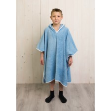 Hat-pongo for a boy, size 100 × 80 cm, blue, Makra