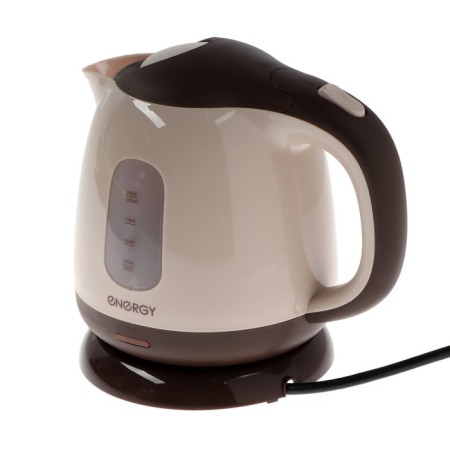 Electric kettle Energy E-275, plastic, 1 l, 1100 watts, brown-1