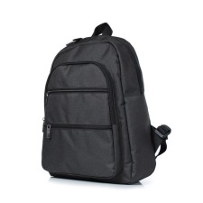 Youth backpack, synthetic fabric, 390x290x170 cm, black