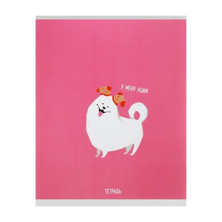 Notebook of 48 sheets in Calligrata's “It is good to be a dog”, cover coated cardboard, offset block, mix-2