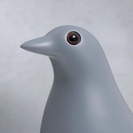 Souvenir Polystone "Bird" gray 28x23.5 cm-4