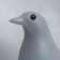 Souvenir Polystone "Bird" gray 28x23.5 cm